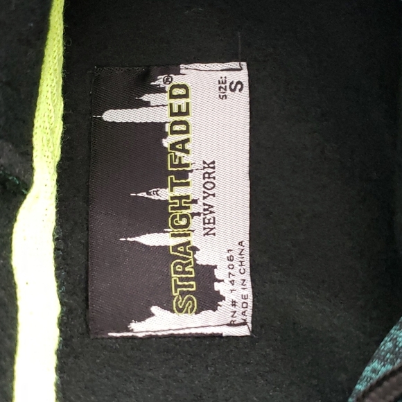 NWT PULL-OVER HOODIE, GREEN/BLACK, MEN'S: SMALL, $20 - Picture 4 of 5
